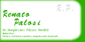 renato palosi business card